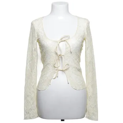 Wrap top (Yellow) from Gina Tricot Elastane, Polyamide