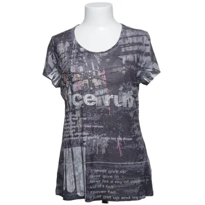T-shirt (Grijs, Zwart) van Laura di Sarpi Polyester, Viscose
