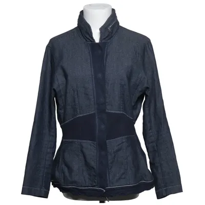 Veste (Bleu) de Marithé François Girbaud Coton, Élasthane, Polyester