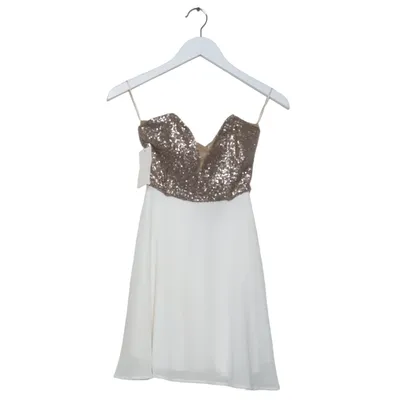 Cocktail dress (White, Gold) from Tobi Polyester
