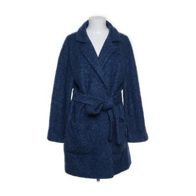 Jas (Blauw) van Ganni Polyester, Wol