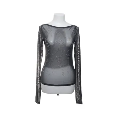 Topp (Freja rhinestone longsleeve) från Weekday Elastan, Polyester