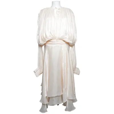 Cocktailklänning (Beige) från Sunfere Bomull, Elastan, Polyester, Viskos