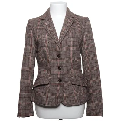 Blazer (Marron) de L.O.G.G by H&M Polyester, Viscose, Laine