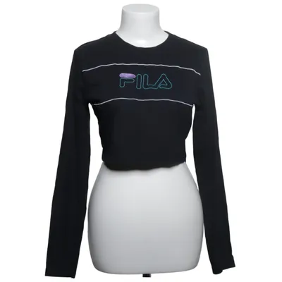 Crop top (Zwart) van Fila Katoen