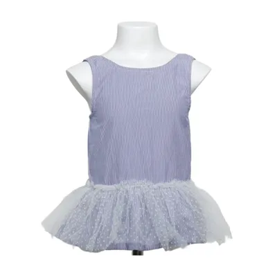 Klänning (Blå, Vit) från Koton Kids Bomull, Polyester