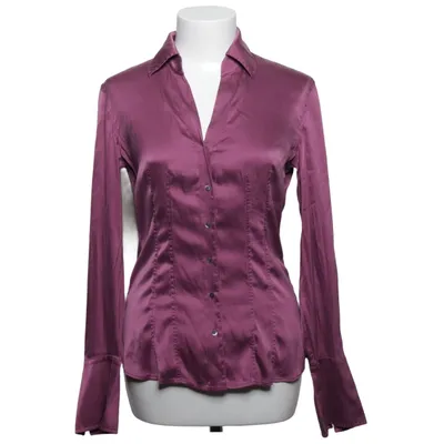 Shirt (Lila) van Hugo Boss Elastaan, Zijde
