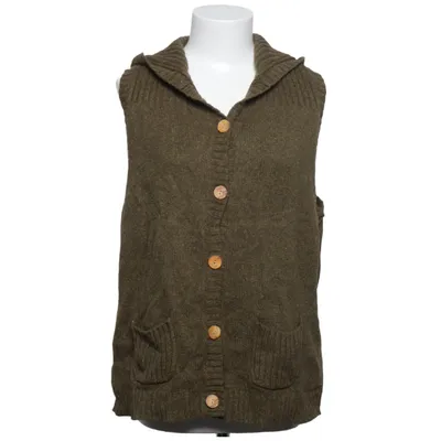 Vest (Brown) from Eddie Bauer Angora, Cotton, Polyamide, Viscose
