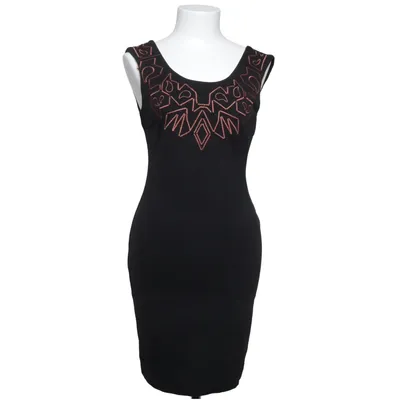 Klänning (Svart, Orange) från Selected Femme Jeans Elastan, Polyamid, Viskos