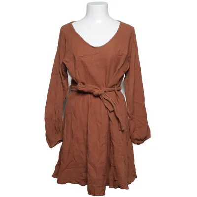 Robe (Marron) de Sens Uniq Coton, Élasthane