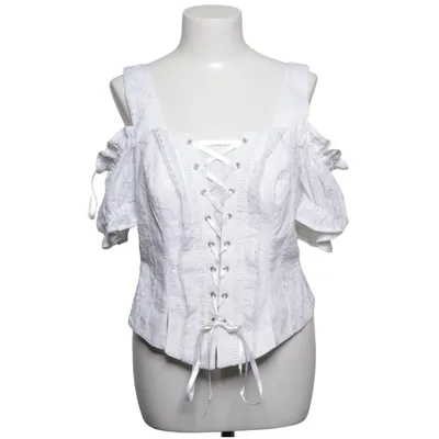 Dirndlbluse (Hvid) fra Lisa's Landhaus Bomuld, Polyester