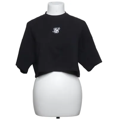 T-shirt (Svart) från SikSilk Bomull, Elastan