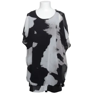 Top (Black, White) from Adia Polyester