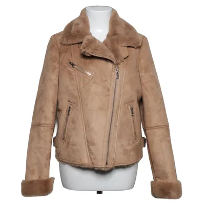 Veste en peau de mouton retournée (Beige) de Cache Cache Polyester, Polyuréthane
