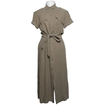 Skjortekjole (Brun) fra DL 1961 Linned, Lyocell