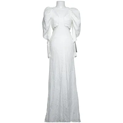 Brudekjole (F100160) fra Asos Bridal Bomuld, Polyamid, Polyester, Viscose