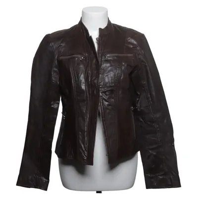 Läderjacka (Brun) från Petroff Skinn, Polyester