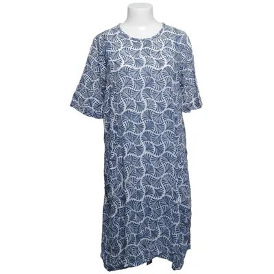 Dress (Blue, White) from Ikat Batik