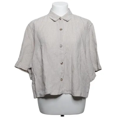 Short sleeve shirt (Beige) from KappAhl Linen, Viscose
