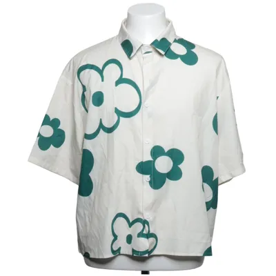 Chemise à manches courtes (Blanc, Vert, Multicolore) de Manfinity Élasthane, Polyester