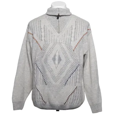 Norwegerpullover (Grau) von Victor Acryl, Baumwolle, Wolle