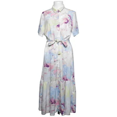 Shirt dress (Blue, Multicolored) from Ichi Polyester