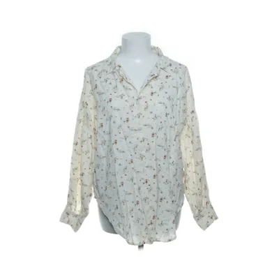 Shirt (Beige, Meerkleurig) van Object Katoen, Linnen