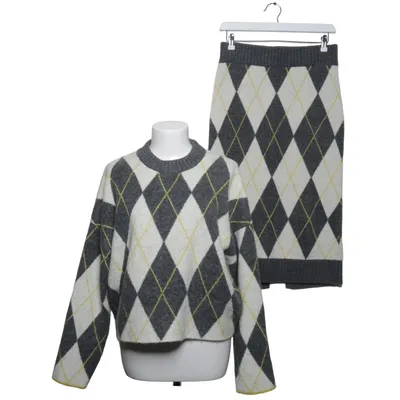 Ensemble (Gris, Blanc, Jaune) de Pringle of Scotland x H&M Acrylique, Élasthane, Polyester, Laine