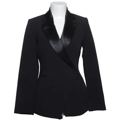Blazer (Noir) de Anine Bing Élasthane, Polyester, Soie, Viscose