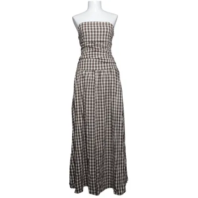 Maxikjole (Brun, Hvid) fra Peppermayo Bomuld, Polyester