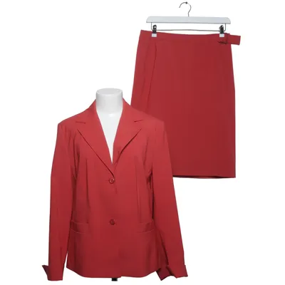 Tailleur jupe (Rouge) de Vittoria Verani Acétate, Élasthane, Polyester, Viscose