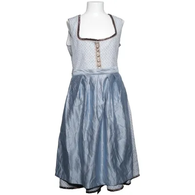 Dirndl (Blue, Brown) from Melega Cotton, Polyamide, Polyester