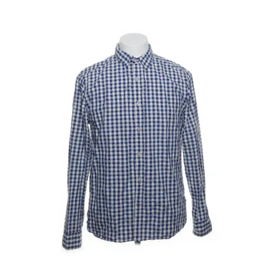 Shirt (Blauw, Wit) van Riley Katoen, Linnen