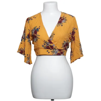 Blouse portefeuille (Jaune, Multicolore) de 24Colours Polyester