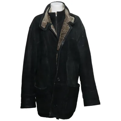 Shearling jas (Zwart) van Hollies Stockholm