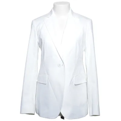 Blazer (Hvid) fra MaxMara Studio Bomuld, Elastan