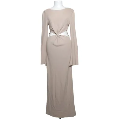 Robe longue (Beige) de NA-KD Acrylique, Coton