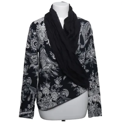 Top (Black, Gray) from Susskind Cotton, Elastane