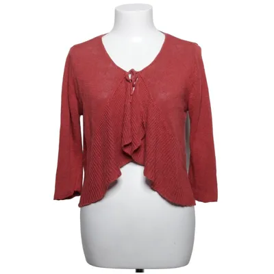 Cardigan cache-cœur (Rouge) de Flash Coton, Lin