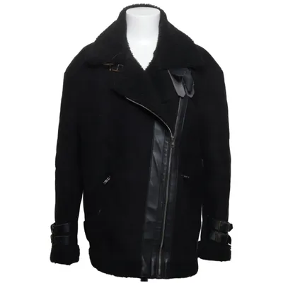 Shearling jacket (Black) from Reform
