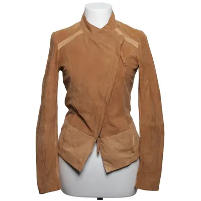 Lederjacke (Braun) von Hugo Boss Baumwolle, Leder, Polyester