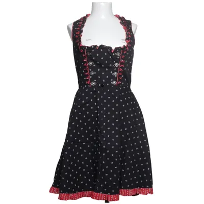 Dirndl (Noir, Rouge, Blanc) de Almenrausch Coton
