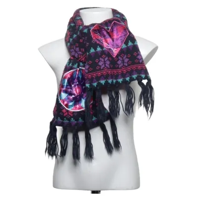 Scarf (Black, Pink, Multicolored) from Desigual Acrylic, Polyester