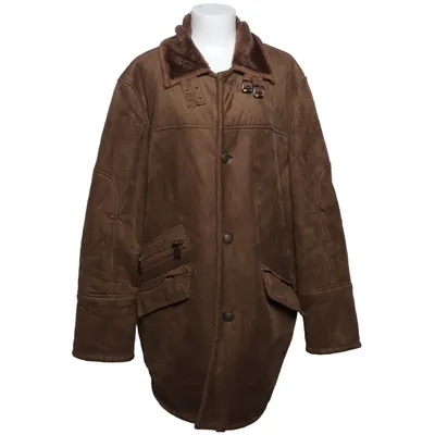 Shearling jacket (Brown) from AE High Fashion Cotton, Polyester, Polyurethane