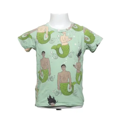 T-shirt (Green, Multicolored) from Mini Rodini Elastane, Organic cotton