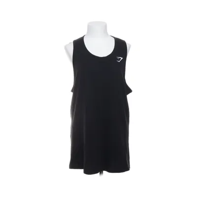 Träningslinne (Svart) från Gymshark Bomull, Elastan, Återvunnen polyester