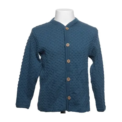 Cardigan (Bleu) de Joha Laine de mouton