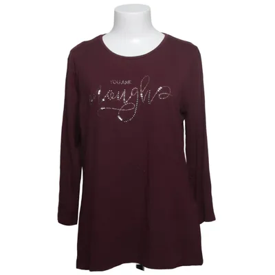 Langærmet t-shirt (Rød, Sort) fra Diana Gallesi Elastan, Viscose