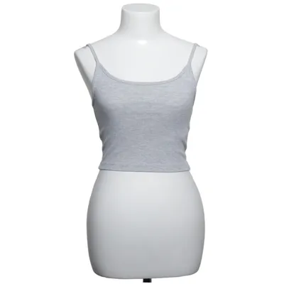 Crop top (Gray) from Fishbone Elastane, Polyester, Viscose
