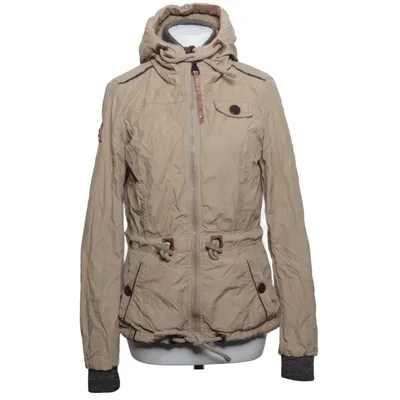 Jacket (Beige) from Naketano Cotton, Polyamide, Polyester
